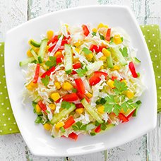 Салат с пекинской капустой и кукурузой: рецепты