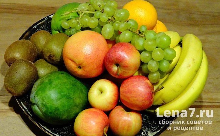Свежие фрукты - перекус, который не навредит фигуре
