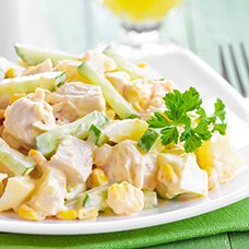 Салат «Дамский каприз» с курицей и ананасом: рецепты приготовления