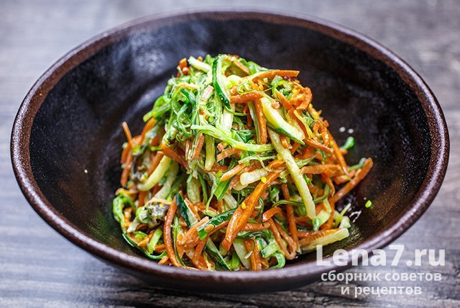Салат «Ералаш»: рецепт с корейской морковью