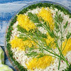 Салат «Мимоза» с сыром: рецепты